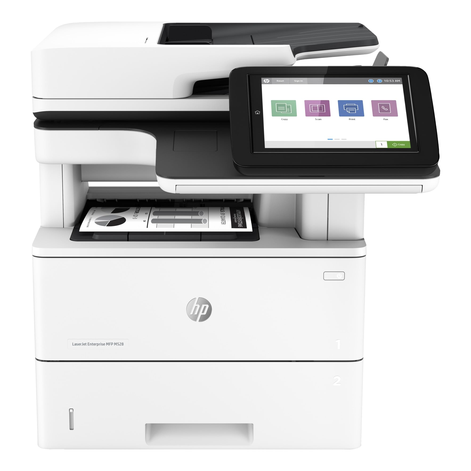 Amazon.com: HP LaserJet Enterprise MFP M528dn Monochrome All-in